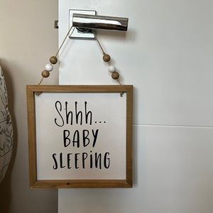 Baby sleeping sign